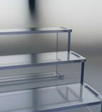 High-Class Polycarbonate 3-Tier Display Shelf