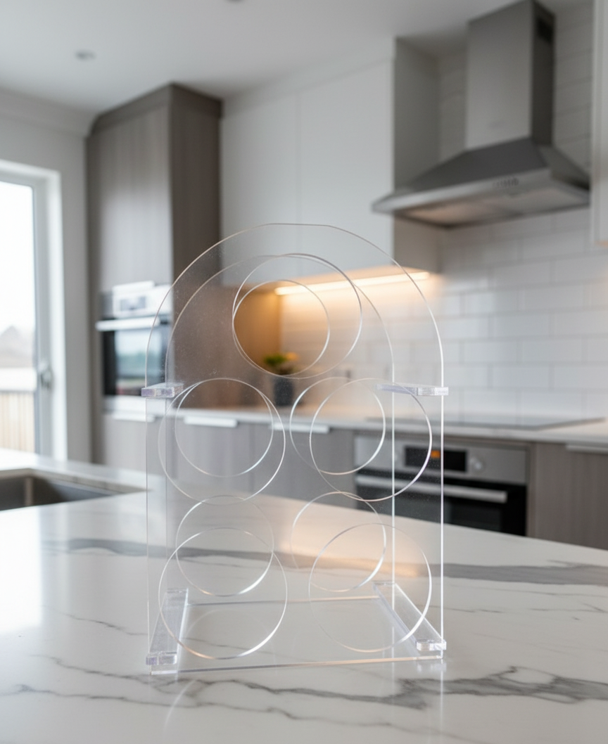 Elegant Polycarbonate Wine Rack