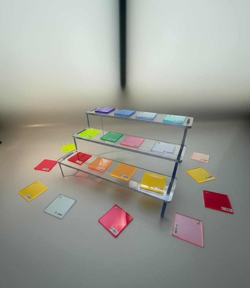 High-Class Polycarbonate 3-Tier Display Shelf