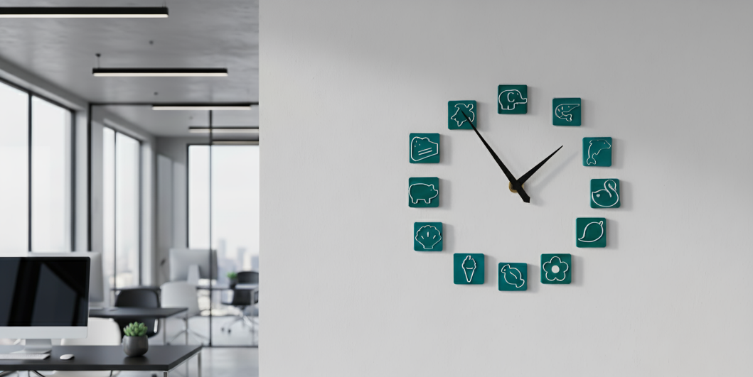 FlexArt Wall Clock 01